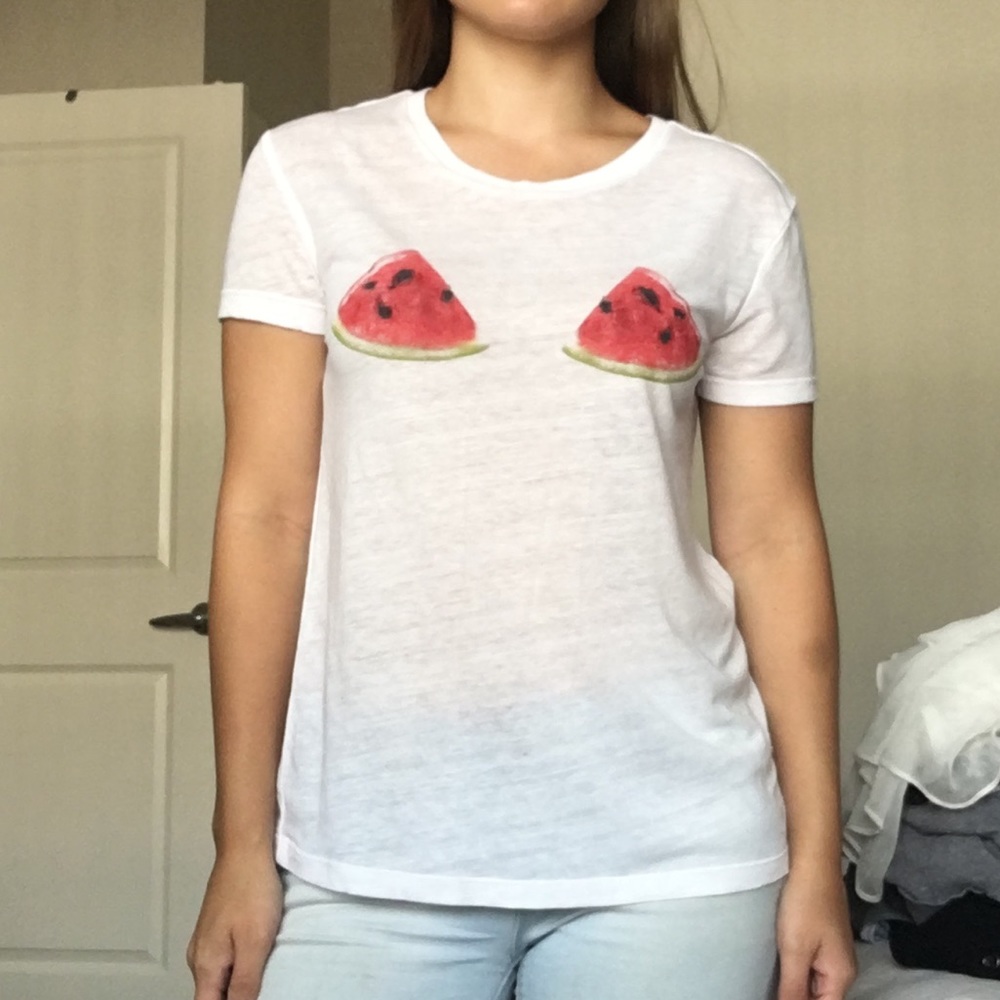 4/$25 Express One-Eleven Watermelon Top